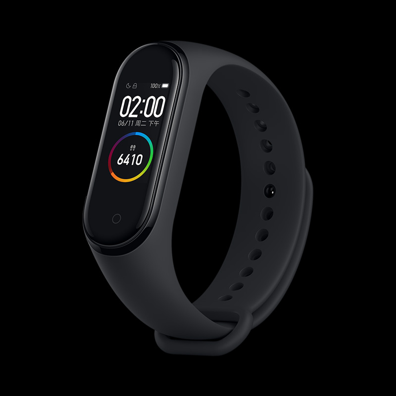 Xiaomi Mi Band 4 Fitness Tracker, Bluetooth 5.0 Smart Bracelet Heart Rate Monitor 50 Meters Newest 0.95” Color AMOLED Display Waterproof Bracelet with 135mAh Battery up to 20 Days Activity Tracker