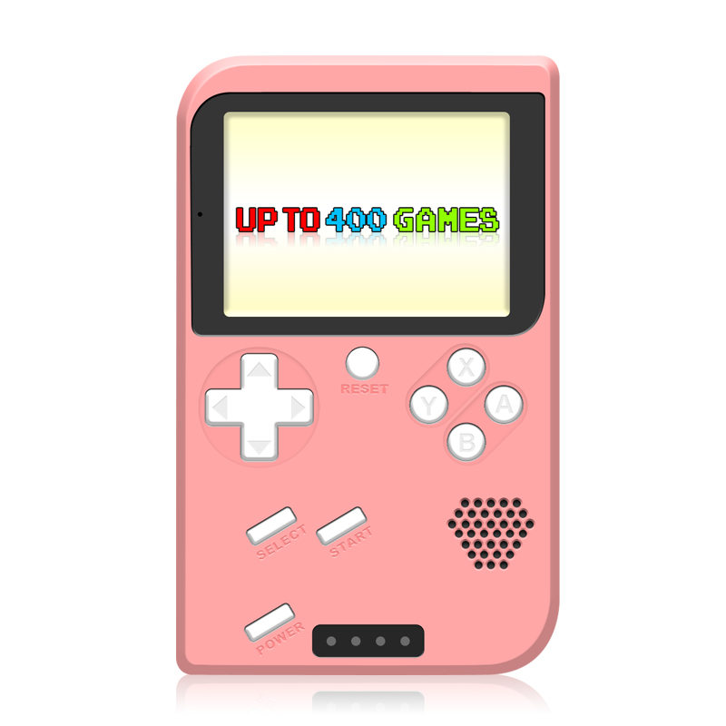 Classic Retro Handheld Video Game Console PB-03 400IN1 Games Rechargeable Support OEM