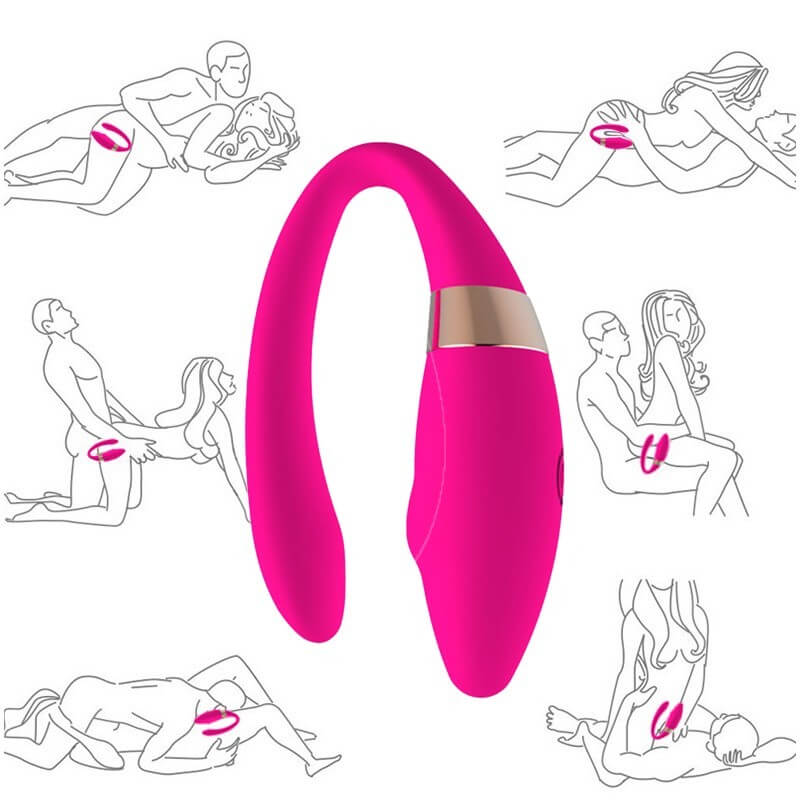 Couple Vibrator - Wireless Remote Control Rechargeable Clitoral and G-Spot Waterproof Couples Vibrator